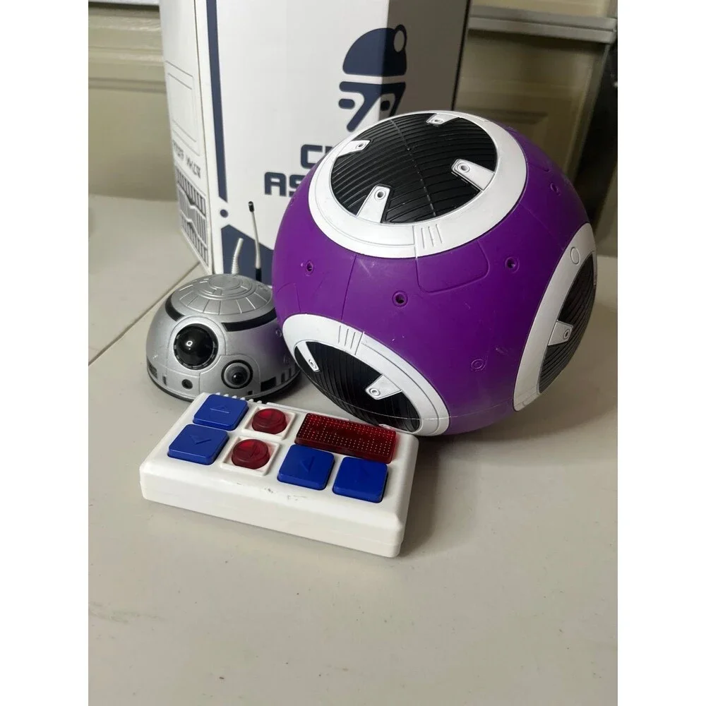 Star Wars Galaxys Edge Droid Depot Custom Astromech BB-8 Purple & White w/Remote